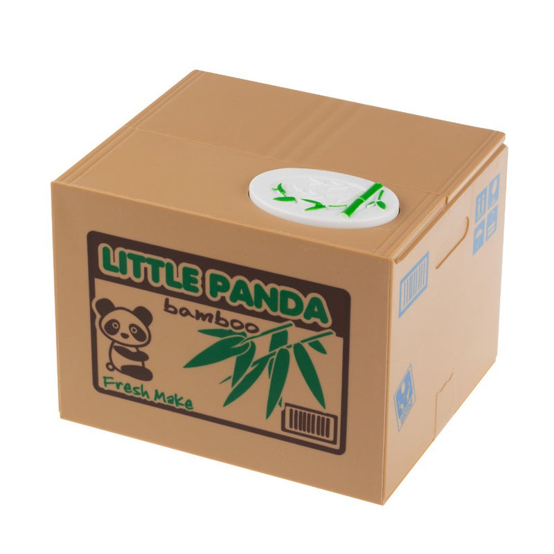 panda thief money box