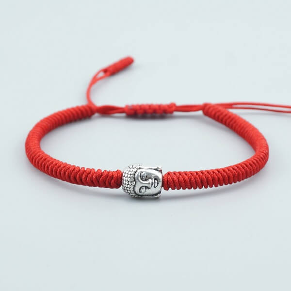 Tibetan lucky knots buddha bracelet