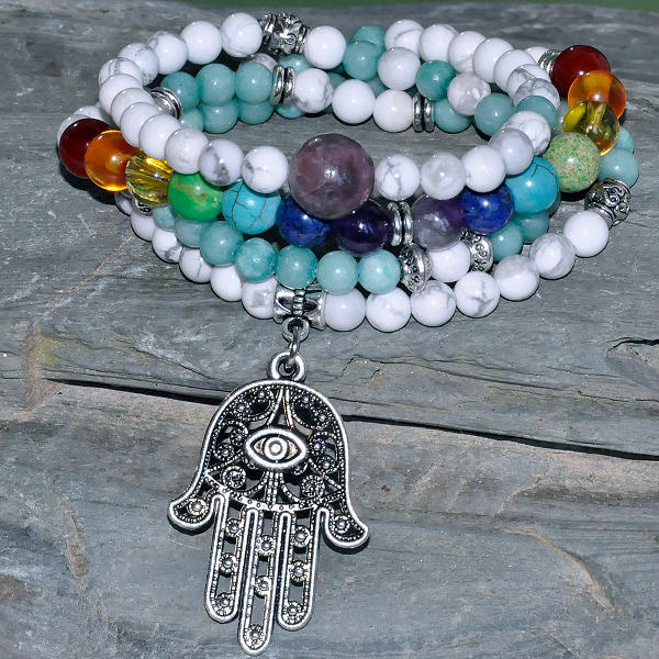 chakra mala 108 handmade bracelet necklace