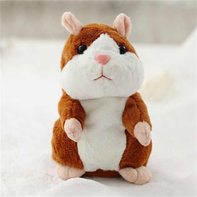 talking hamster toy - coffee color