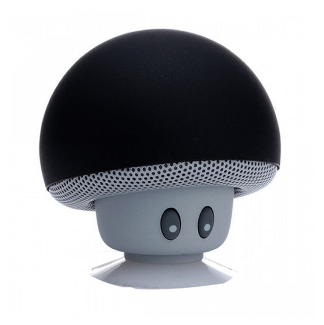 mushroom wireless bluetooth speaker black
