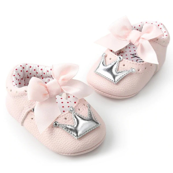 princess baby shoes - pink