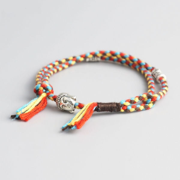 tibetan rope braided knots bracelet