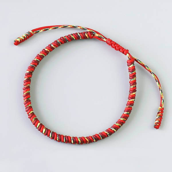 tibetan rope bracelets elemental harmony red