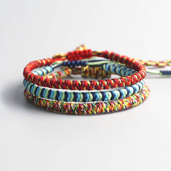 tibetan rope bracelets elemental harmony set