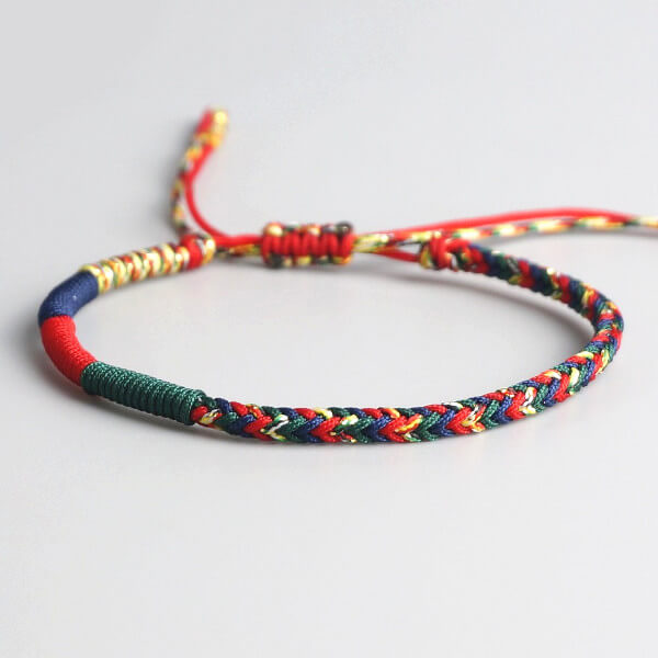 tibetan rope bracelet luck protection