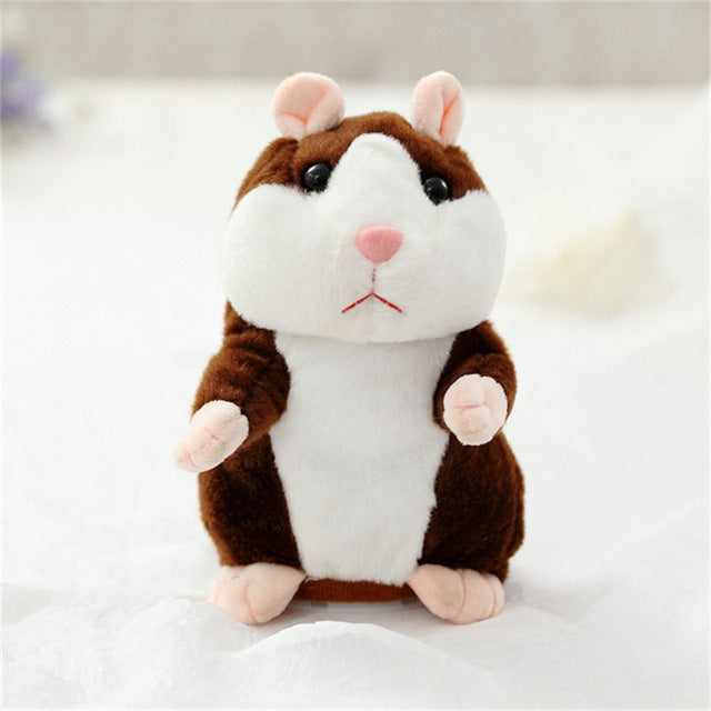 talking hamster toy - brown