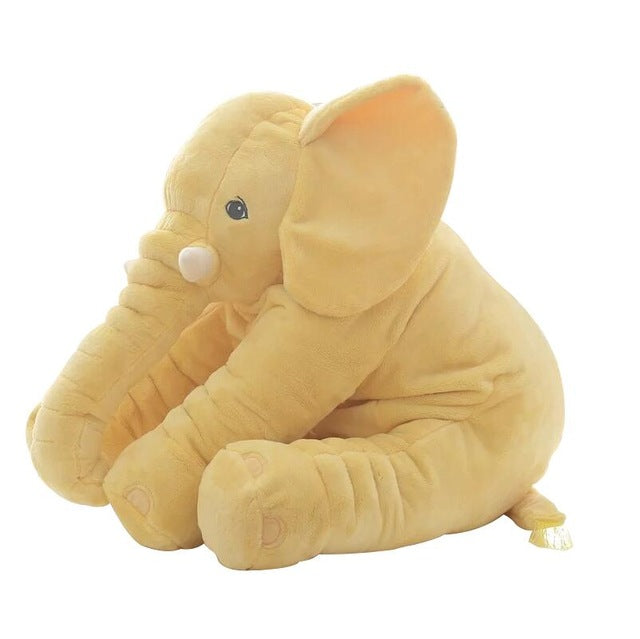 large plush elephant soft toy yellow